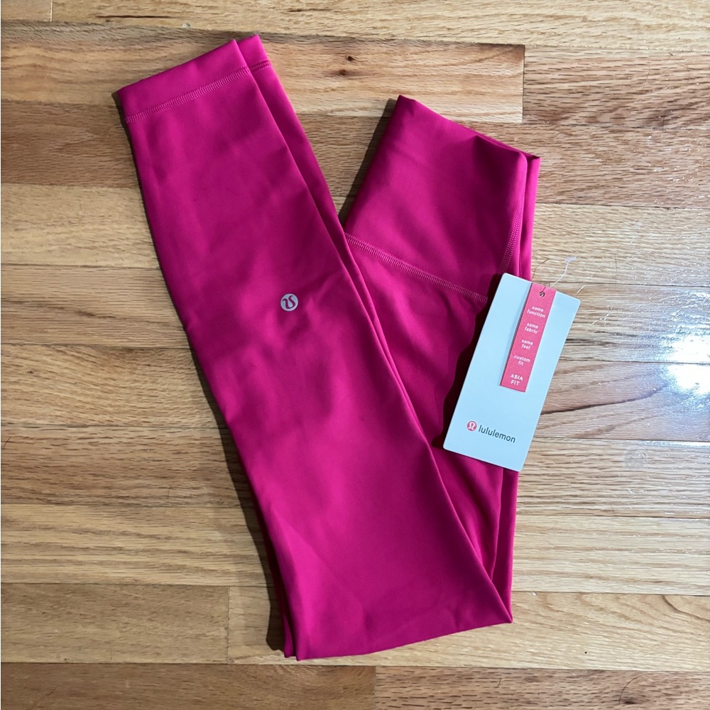 lululemon Wunder Train High Rise Tight XS 24” Passionate